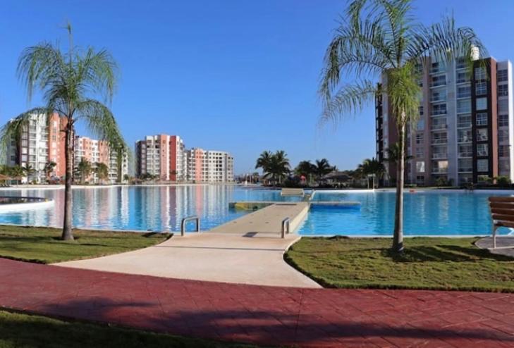 Departamento Dream Lagoons Xa カンクン エクステリア 写真