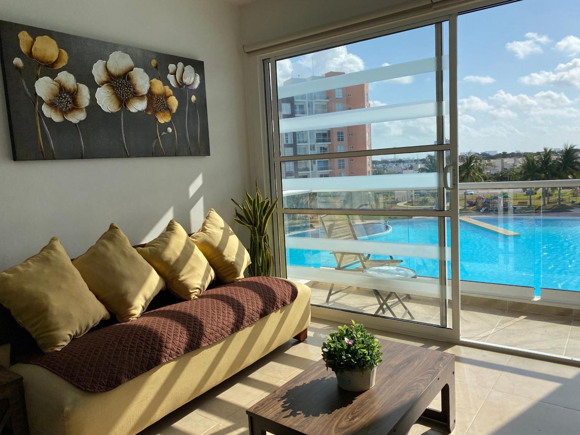 Departamento Dream Lagoons Xa カンクン エクステリア 写真